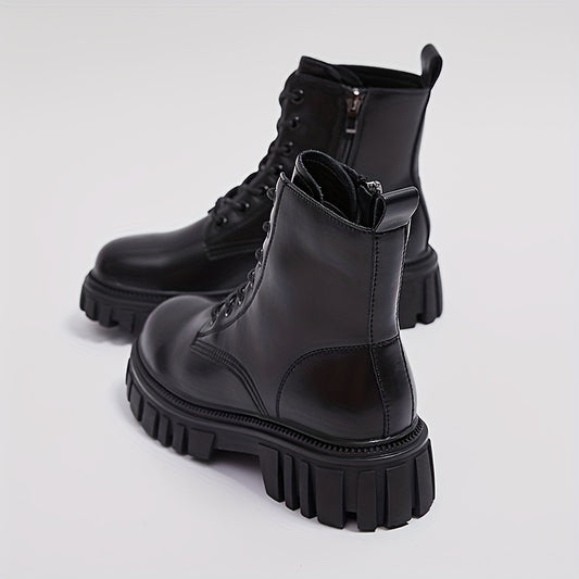 Women's Faux Leather Equestrian Boots