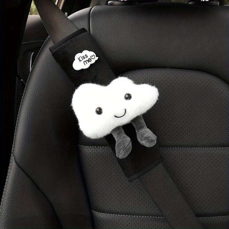 Soft Car Seat Belt Shoulder Pad Doll Couple Ornaments