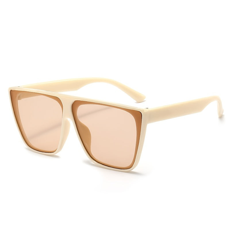 Big Frame Square Sunglasses Solid Sunglasses for Women