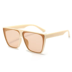 Big Frame Square Sunglasses Solid Sunglasses for Women