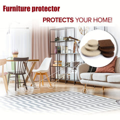 90pcs Furniture Mats Felt Mat Wood Floor Protector