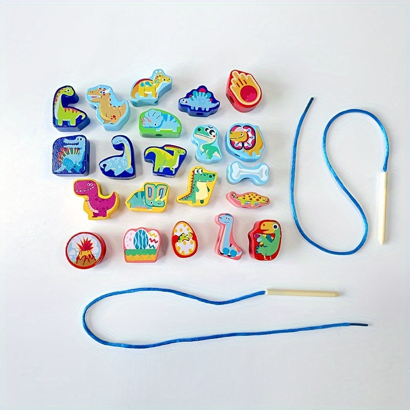 Kids Puzzle String Beads Building Block Toys