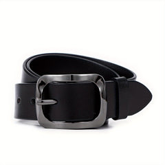 Men's Pin Buckle Cowhide Belt Casual Pants Belt