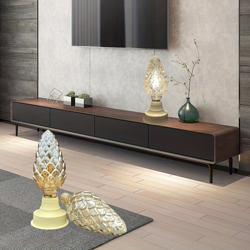 Vintage Pine Cone Diamond Shape Night Light