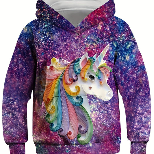 Boys Cartoon Animal Graphic Hoodie 3D Printed Hooded Top