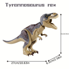 Dinosaur Big Rex Small Dino Multicolor Plastic Toys
