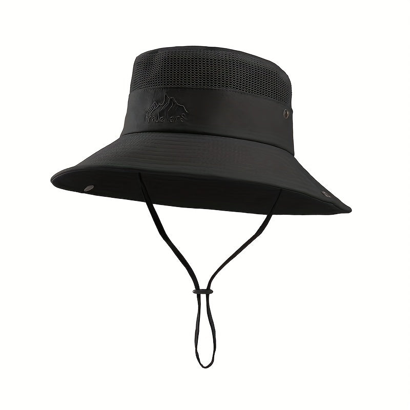 Breathable Mesh Top Bucket Hat for Outdoor Activities