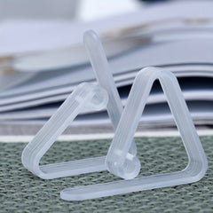 6 PCS Clear Plastic Tablecloth Clips for Party Table Cloth Holder