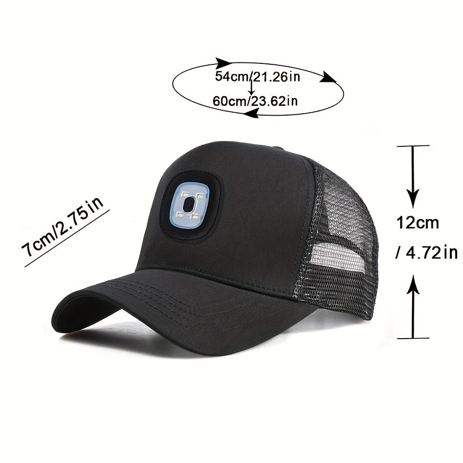 Rechargeable Luminous Cap for Night Sports