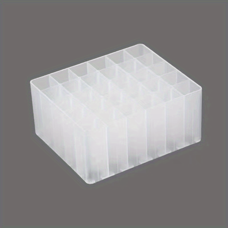 Marker Pen Storage Box Plastic Organizer 30 40 Grids Transparent Box