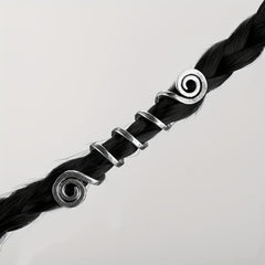 Vintage Viking Style Hair Ring Dreadlock Braid Hair Clip Hair Accessories