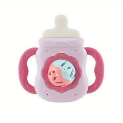 Baby Silicone Hand Grab Shake Rattle Teether Toy 0-6 Months
