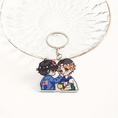 Cartoon Acrylic Keychain Pendant Anime Key Chain Bag Accessories