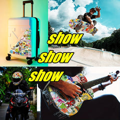 600pcs Mixed Graffiti Stickers Waterproof Journal Stic