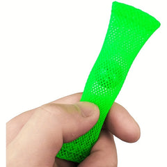 4Pcs Braided Mesh Tubes Fidget Toys with Marble