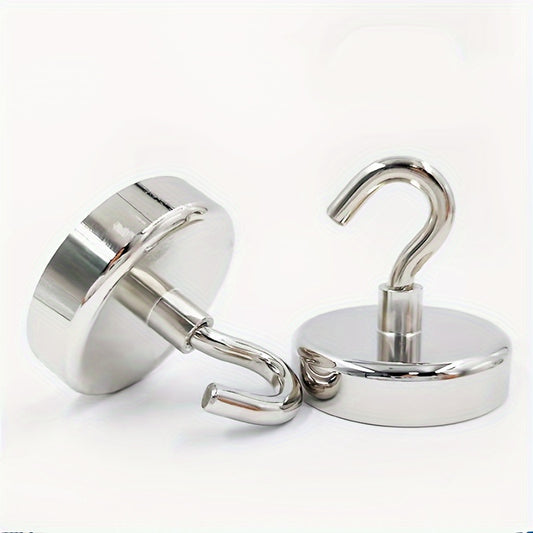 2pcs Heavy Duty Magnetic Hook Ultra Strong Neodymium Industrial Hook