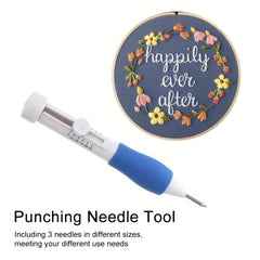 5pcs Embroidery Poking Pen Set DIY Knitting Needle Craft Tool