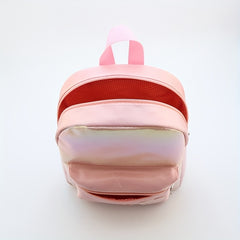 Kids Pink Love Heart Backpack Casual Travel School Bag