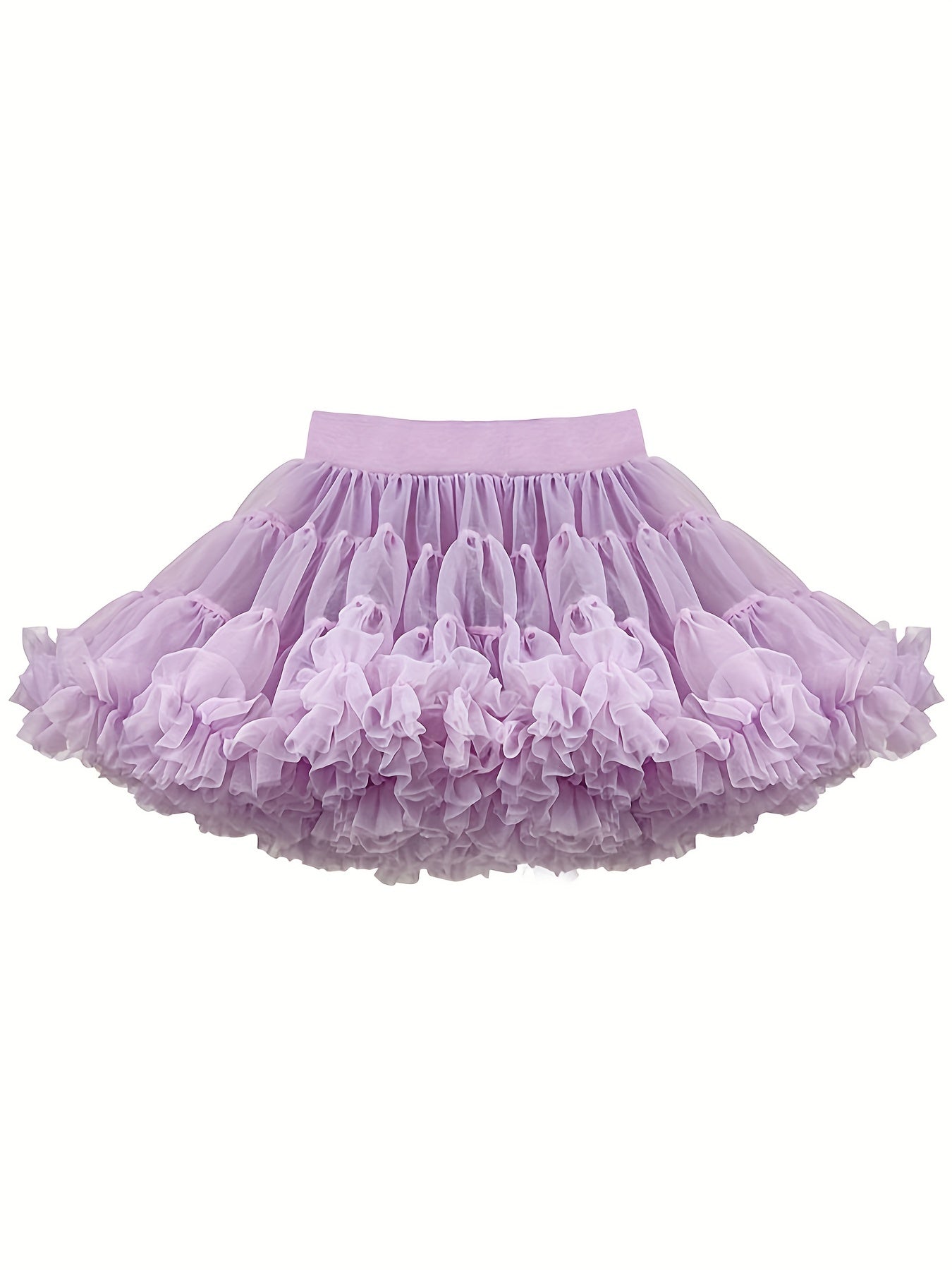 Girls Tutu Skirt Soft Tulle Elastic Waist Dance Ballet Skirts