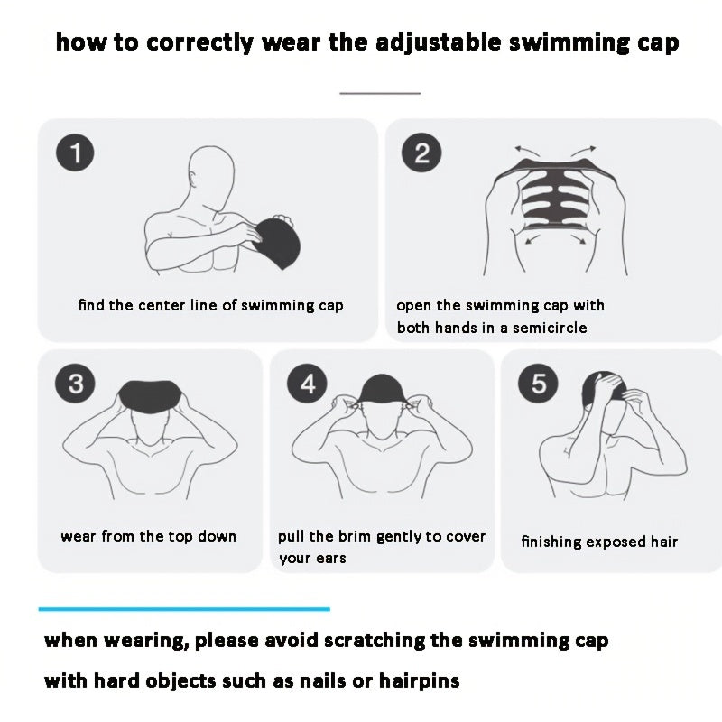 Unisex Swimming Cap for Men & Women Swimmers