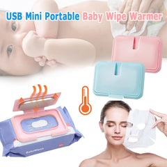Portable USB Wipe Warmer for Clean and Warm Baby Hands
