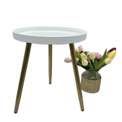 Modern Minimalist Small Coffee Table Nordic Round Edge
