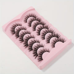 Fluffy 6D Mink Wispy Cat Eye Lashes Pack