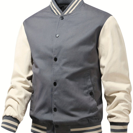 Men's Lightweight Loose Baseball Jacket