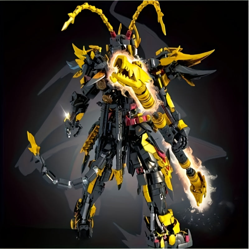 2366pcs Mecha Building Blocks Set High Difficulty DIY Assembly Model