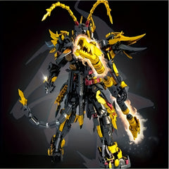 2366pcs Mecha Building Blocks Set High Difficulty DIY Assembly Model