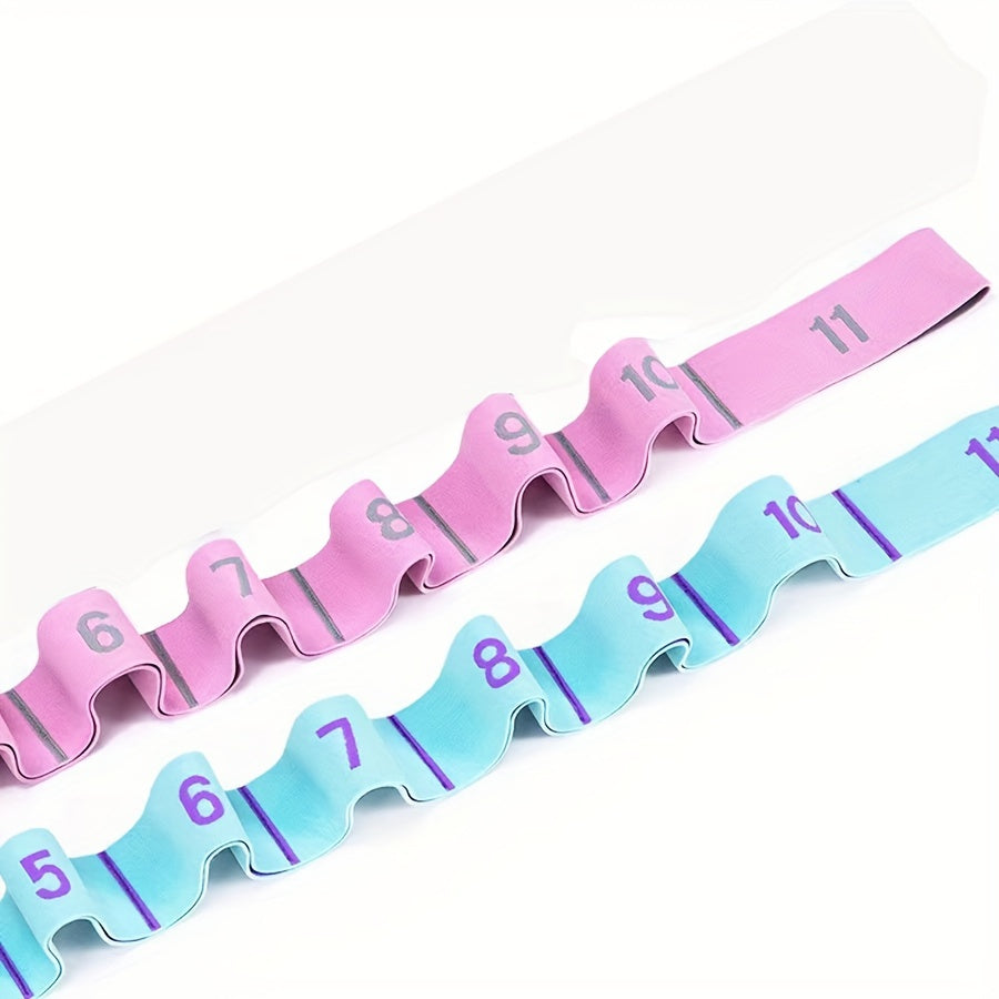 11 segment Resistance Band Yoga Stretch Correct Posture Elastic Belt