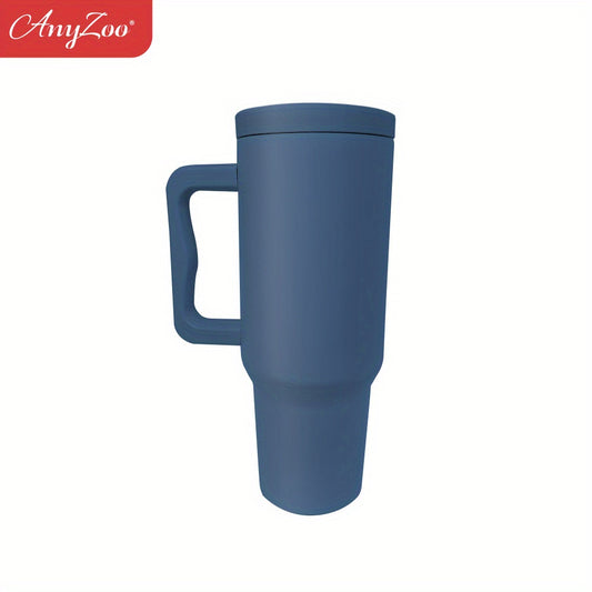 Anyzoo 40oz Ice Tyrant Cup Macaron Water Bottle With Lid & Straw