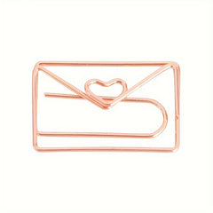 10pcs Special Metal Paper Clip for Office School