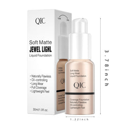 Natural Nude Tone Lightweight Matte Liquid Foundation