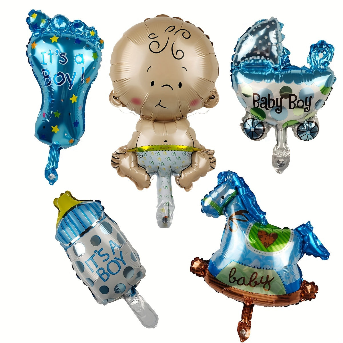 5pcs Birthday Mini Cartoon Balloon Set