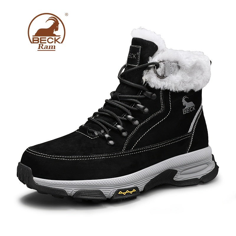 Men's Snow Boots Thermal Windproof Hiking Shoes