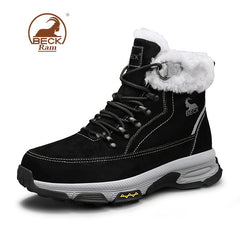Men's Snow Boots Thermal Windproof Hiking Shoes