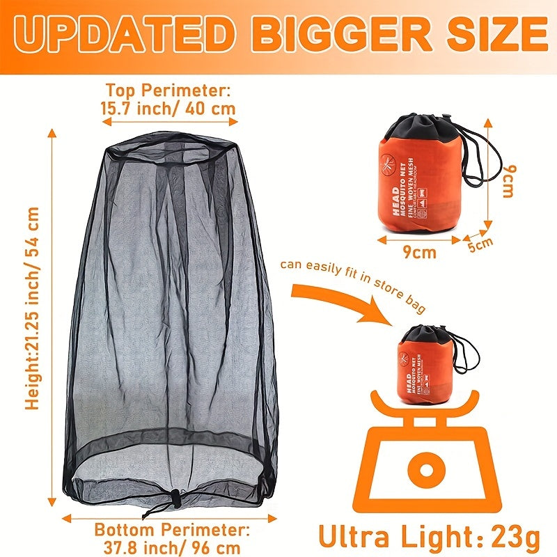 Mosquito Head Net Ultra Large Extra Fine Holes Mesh Insect Netting