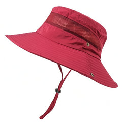 Large Brim Sun Protection Bucket Hats for Outdoor Fishing & Camping