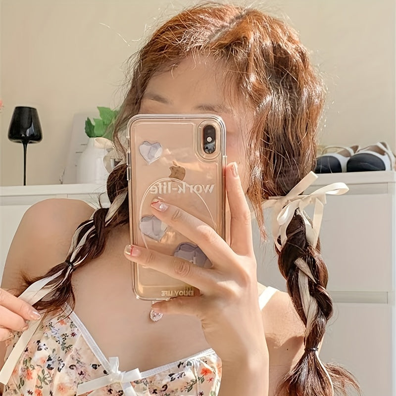 Y2K Solid Hair Ribbon Sweet Hair Accessories For Braids Ponytail