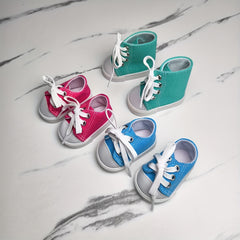 2pcs Lace Up Doll Shoes Canvas Shoes for Doll Outfits Enhances Look