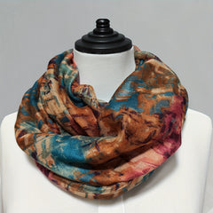 Women's Warm Scarf Long Shawl & Linen Feel Soft Sunshade Towel