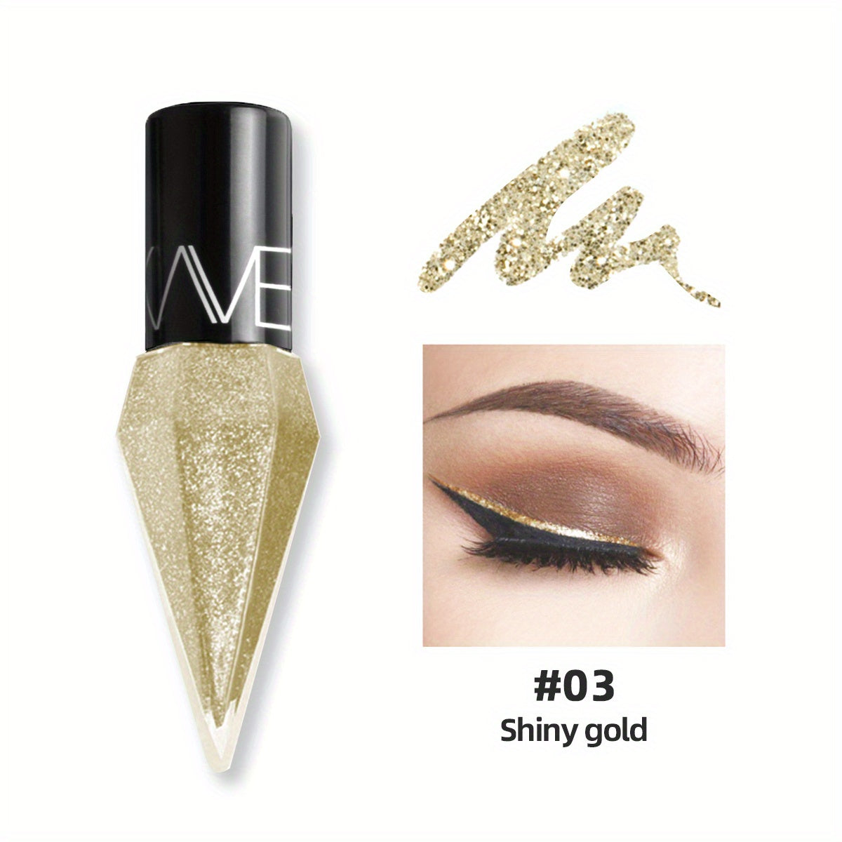 Diamond Liquid Eyeliner Waterproof Gel 5 Colors