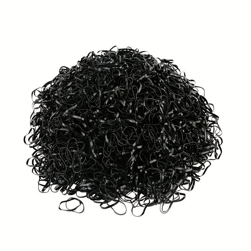 3000pcs Infant Girls Disposable Hair Ties Rubber Bands