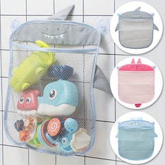 Baby Bath Storage Basket with Suction Cups - Organize Toys & Items