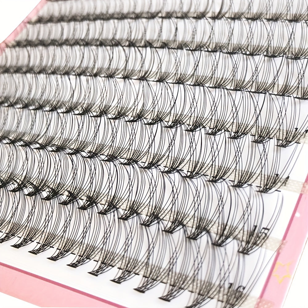 200pcs D Curling Cluster Eyelash Set 9-16mm with Tools