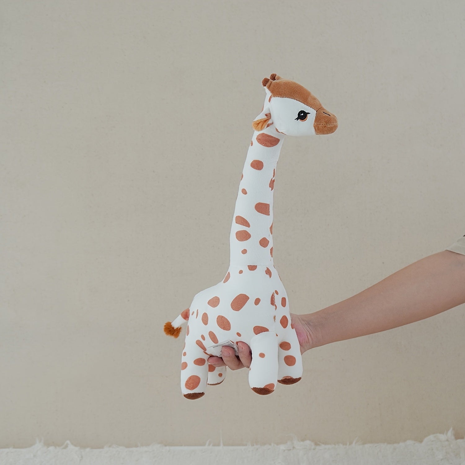 Nordic Style Plush Giraffe Toy Ultra Soft Animal Figure Mixed Colors