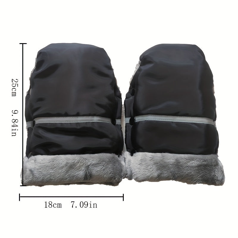 Winter Hand Gloves with Fleece Lining for Baby Stroller