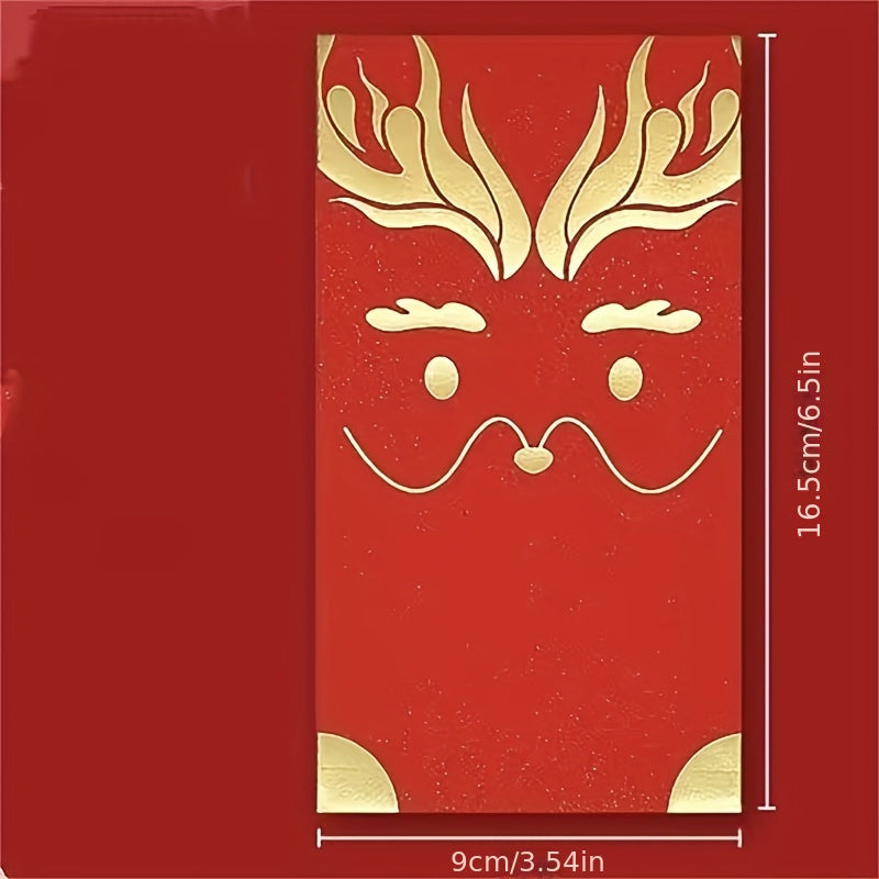 5pcs Year Of The Dragon Red Packet