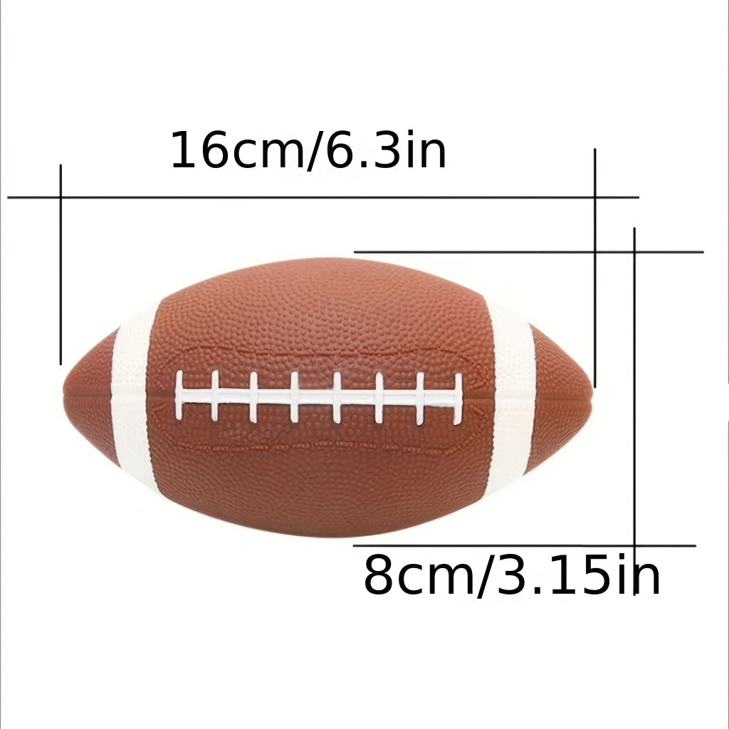 Junior Inflatable Leather Rugby Ball for Students